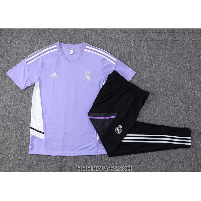Chandal del Real Madrid 2022-2023 Manga Corta Purpura